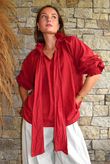 Larc Poet Blouse Sangria